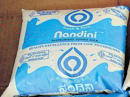 All varieties of KMF milk products will be sold at the respective apartment parlours at maximum retail price. DH File photo