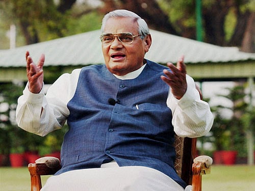 Former PM Atal Bihari Vajpayee. PTI file photo