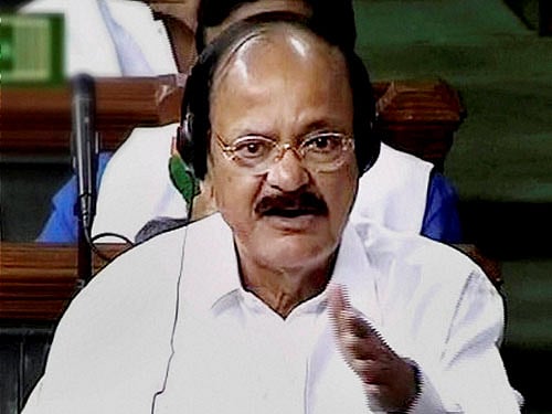 Union Minister M Venkaiah Naidu. PTI file photo