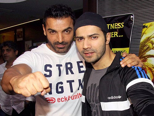 Varun Dhawan and John Abraham. File photo