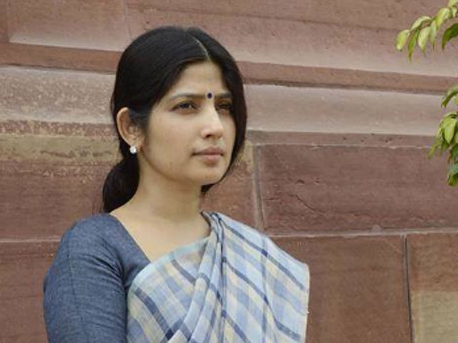 Samajwadi Party MP Dimple Yadav.