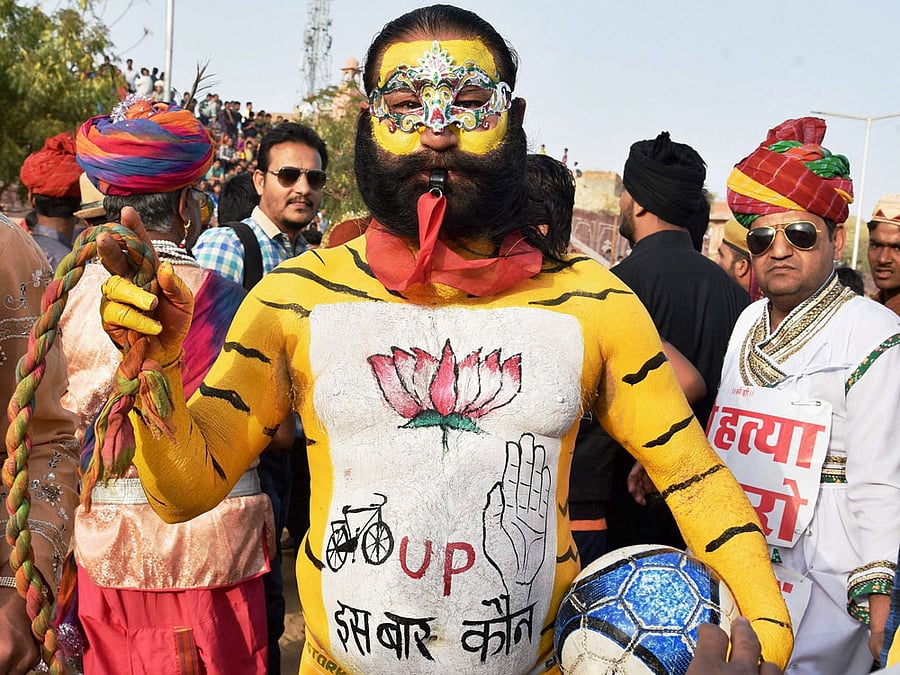 The counting of votes began at 8 AM for the 403 Assembly seats in politically crucial Uttar Pradesh that went to polls in seven phases. PTI Photo