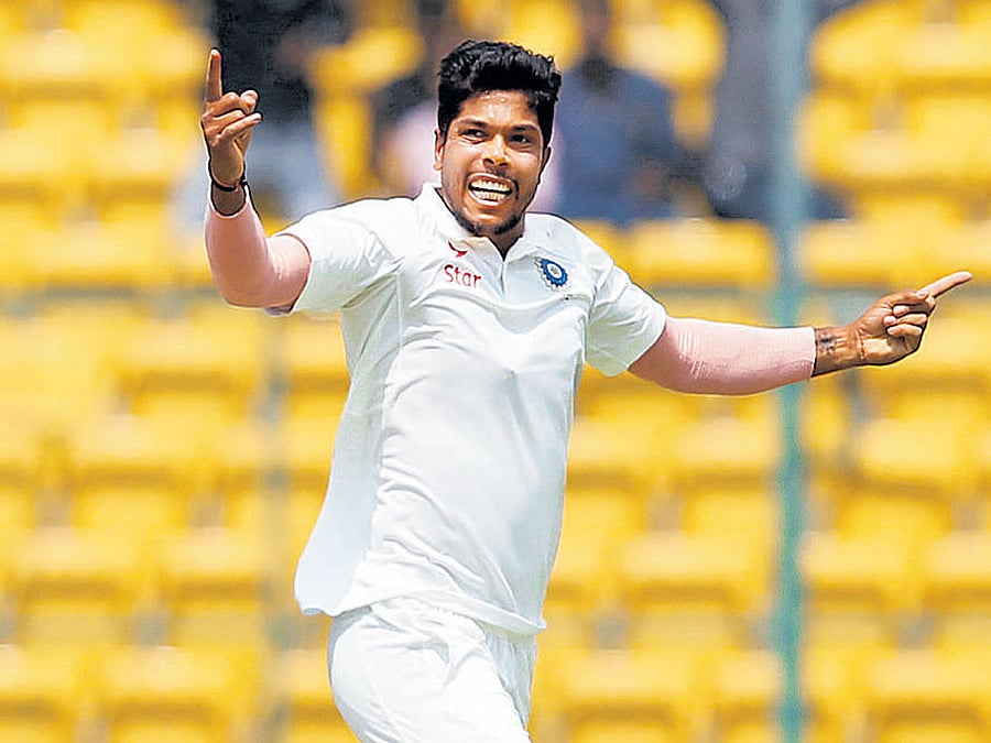 potent Anil Kumble feels Umesh Yadav has looked like picking wickets everytime he has come on to bowl. reuters photo