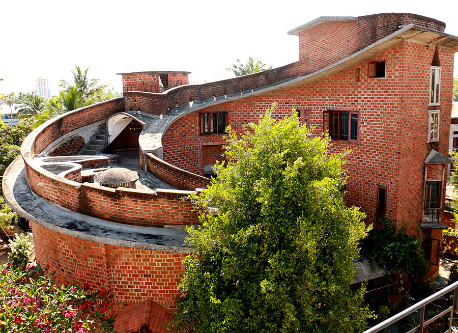 Associated with designing umpteen cost-efficient, sustainable buildings, the British-born Indian architect Laurie Baker continues to inspire legions of architects. Image: Neerada Suresh residence