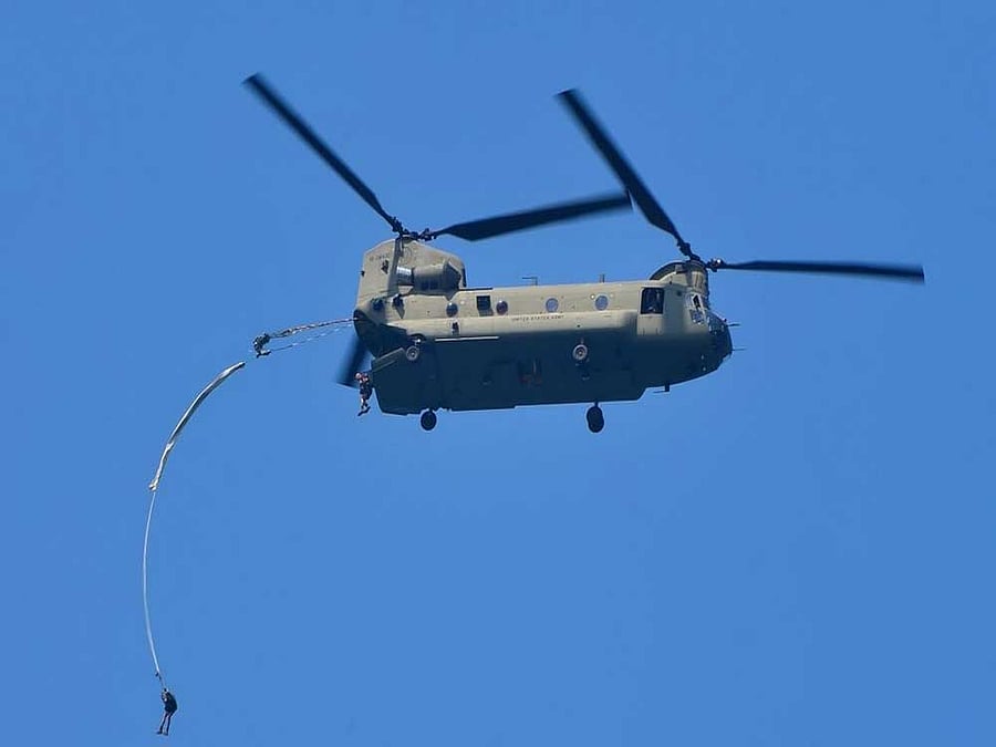 The CH-47F Chinook is the advanced multi-mission helicopter which is being operated by the U.S. Army and 18 other defense forces around the world. Image: Twitter