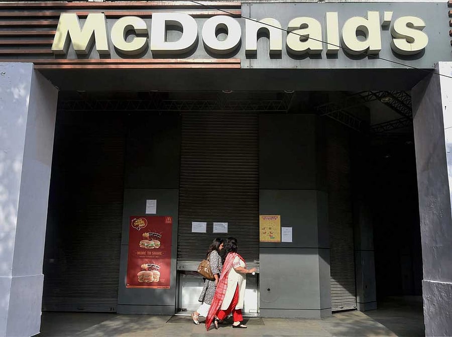 In its 134 page order, the company law tribunal has also appointed former Supreme Court judge Justice G S Singhvi to act as administrator in the company with power to vote in the meeting of the board and restrained McDonald's Corporation from interfering into the company's affairs. PTI File Photo