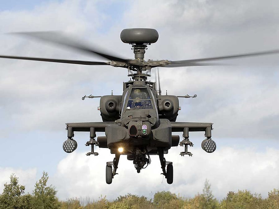 For the time being, the defence ministry decided to buy half-a-dozen of these attack helicopters for the Army that seeks to expand its aviation capacity. DH Photo