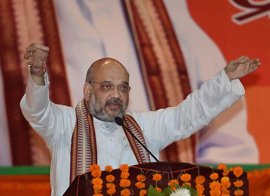 BJP National President Amit Shah. PTI Photo.