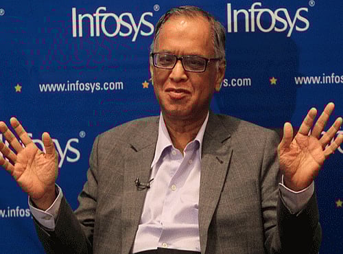 Infosys co-founder N R Narayana Murthy. PTI FIle photo