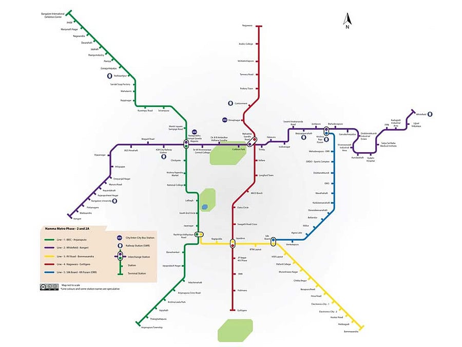 BMRCL has also assured the forum that trees up to a height of 30 feet can be grown under the Metro line.