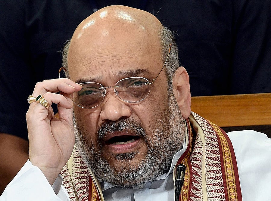 BJP national president Amit Shah. PTI file photo