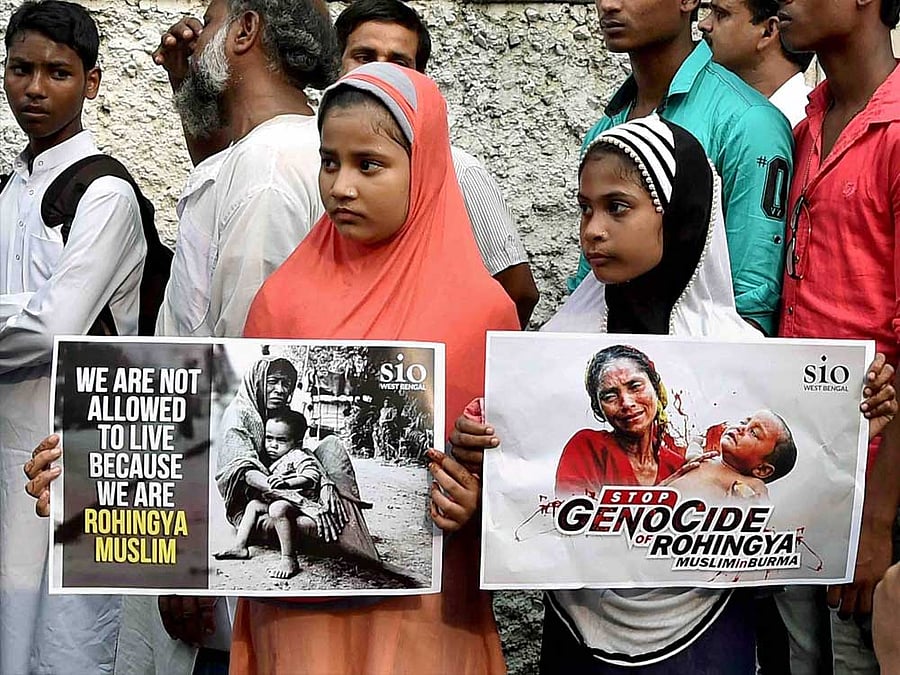 Caught in the global spotlight of an escalating humanitarian crisis, Bashar is one of the thousands of Rohingya Muslims - described by the UN as the most persecuted minority in the world - staying in India. Representational Image. Photo credit: PTI.