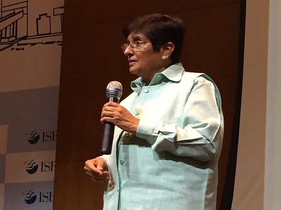 Lt Governor Kiran Bedi, image  courtesy Twitter