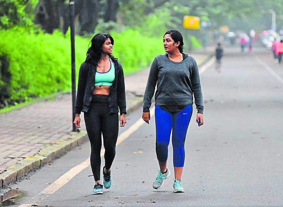 A step forward Spaces like Cubbon Park are seeing a makeover with smart lights and CCTV cameras. DH PHoto by B K Janardhan