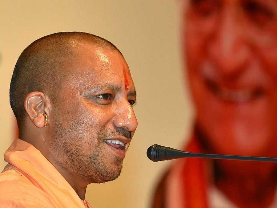 Uttar Pradesh Chief Minister Yogi Adityanath has slammed the Virbhadra government in Himachal Pradesh, accusing it of turning dev bhoomi into apraadh bhoomi. PTI file photo