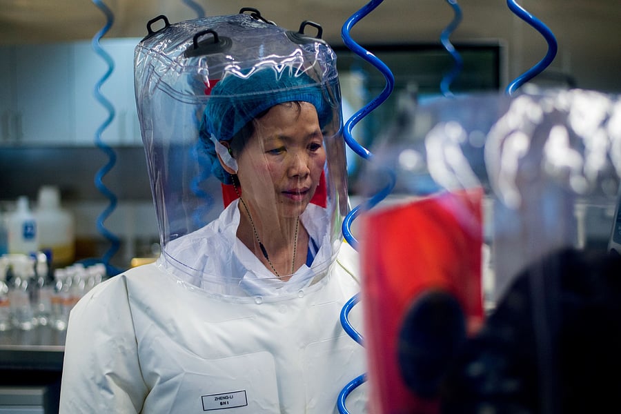 P4 laboratory at the Wuhan Institute of Virology in Wuhan in China's central Hubei province. (AFP file photo)