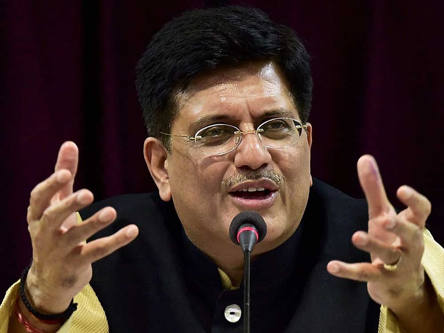 BJP election incharge of Karnataka Piyush Goyal. PTI file photo