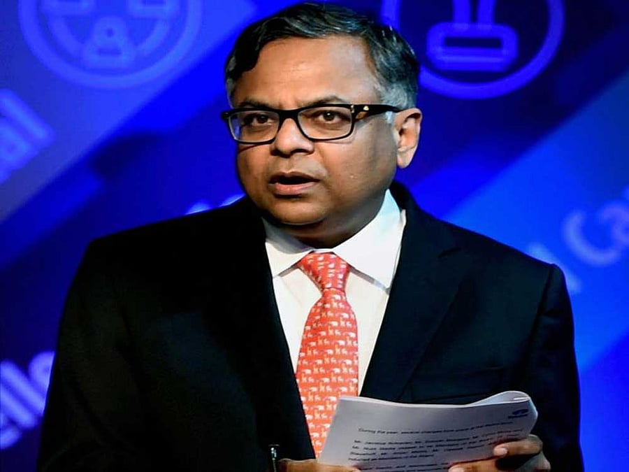 Tata Sons Chairman Natarajan Chandrasekaran