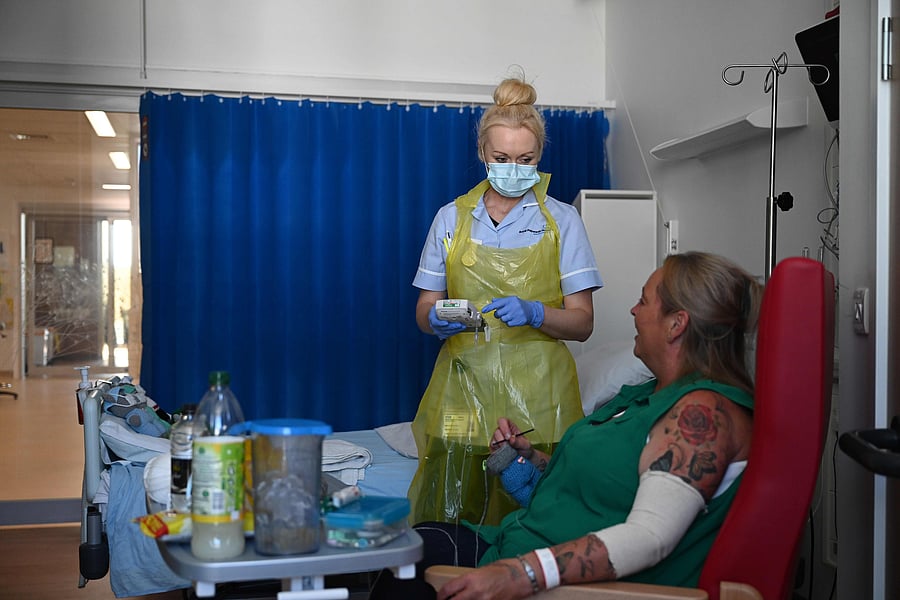 A total of 246,406 people have tested positive for the virus, up 2,684. (Credit: AFP Photo)