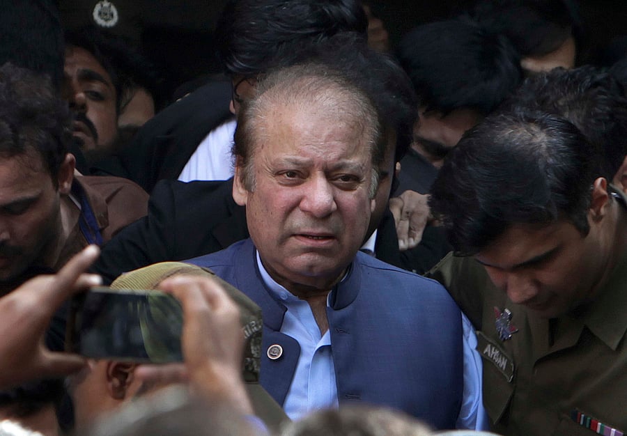Former Pakistani Prime Minister Nawaz Sharif. (PTI Photo)
