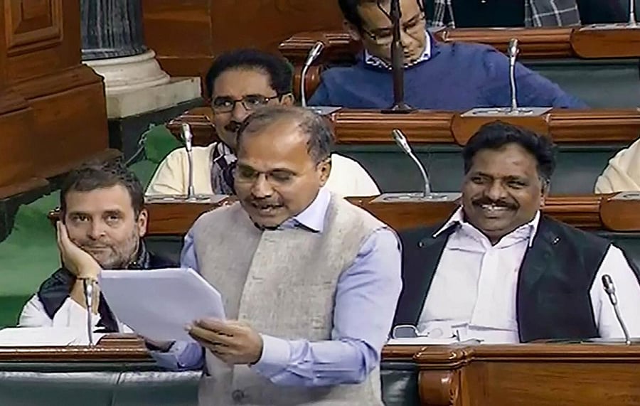 Public Accounts Committee headed by Congress leader Adhir Ranjan Chowdhury (PTI Photo)