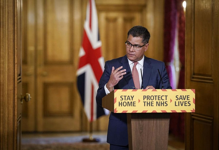 Business Secretary Alok Sharma. (AP Photo)