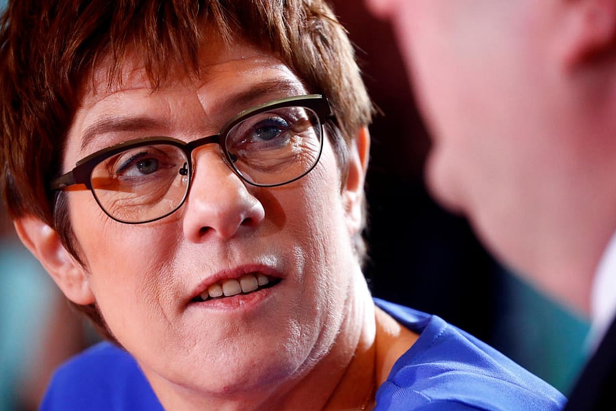 German Defence Minister Annegret Kramp-Karrenbauer (Reuters Photo)