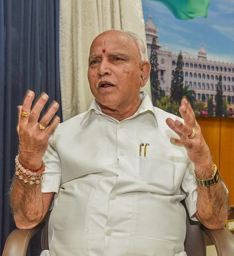 B S Yediyurappa file photo (DH Photo)