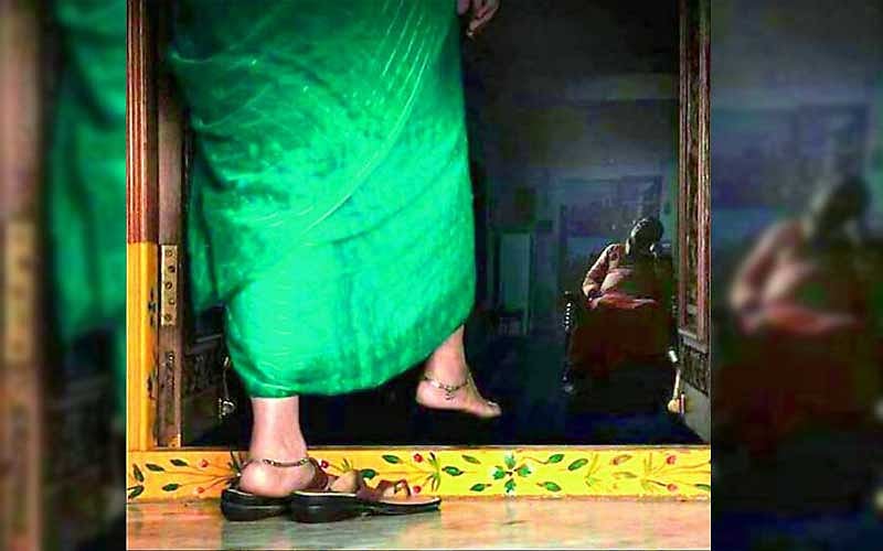 Poster of Lakshmi's NTR released in Tirupati.