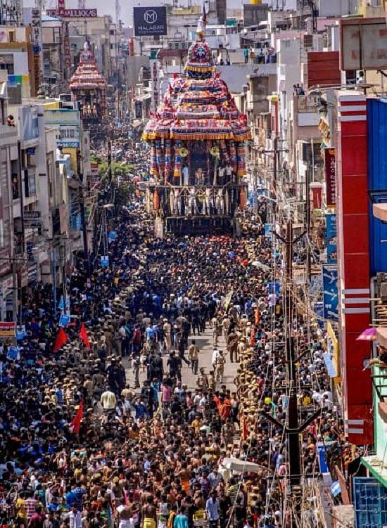 Meenakshi Temple in Madurai.