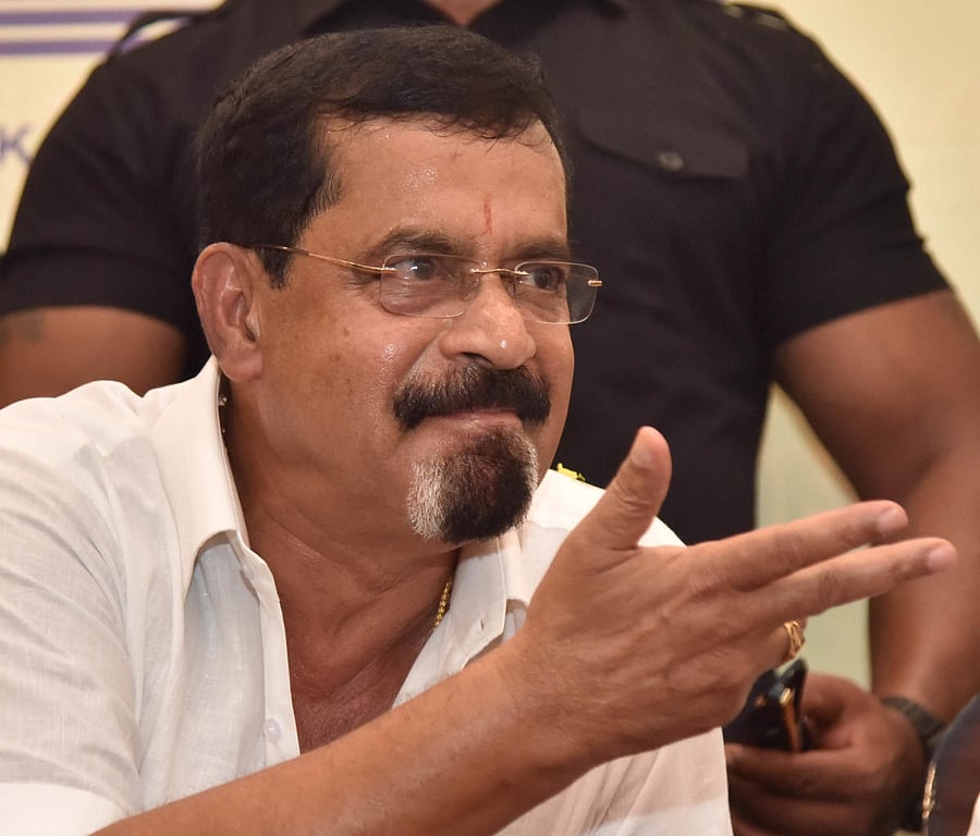 Former underworld don and social activist Muthappa Rai. (DH Photo)