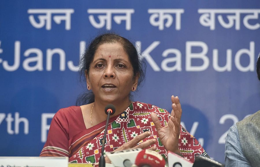 Finance Minister Nirmala Sitharaman. (PTI Photo)