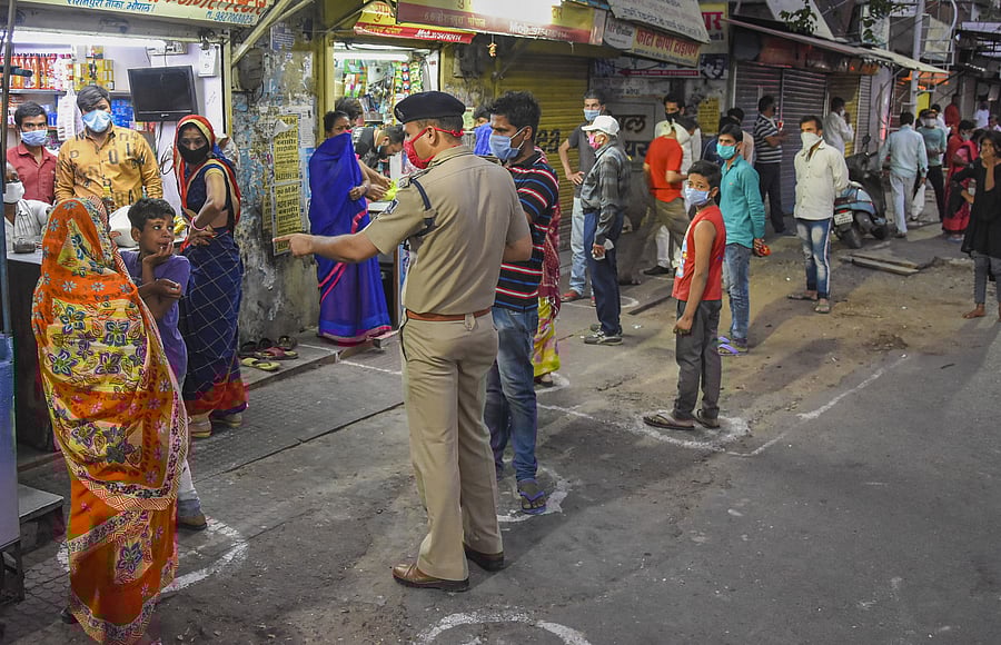 Of the total 215 cases, 135 are from Indore, the commercial capital of the state. (Credit: PTI Photo)