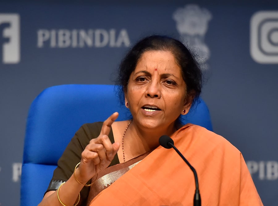 Finance Minister Nirmala Sitharaman. (Credit: PTI File Photo)