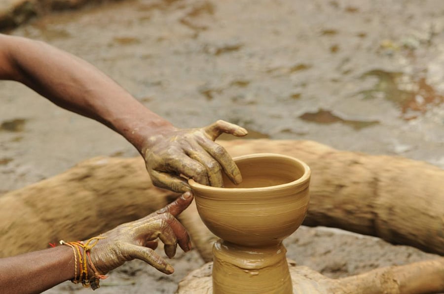 Tribals at work (DF Photo)