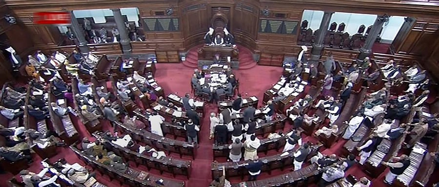 The ruling AIADMK and principal opposition party, DMK, can win three seats each given their strength in the Assembly. File photo