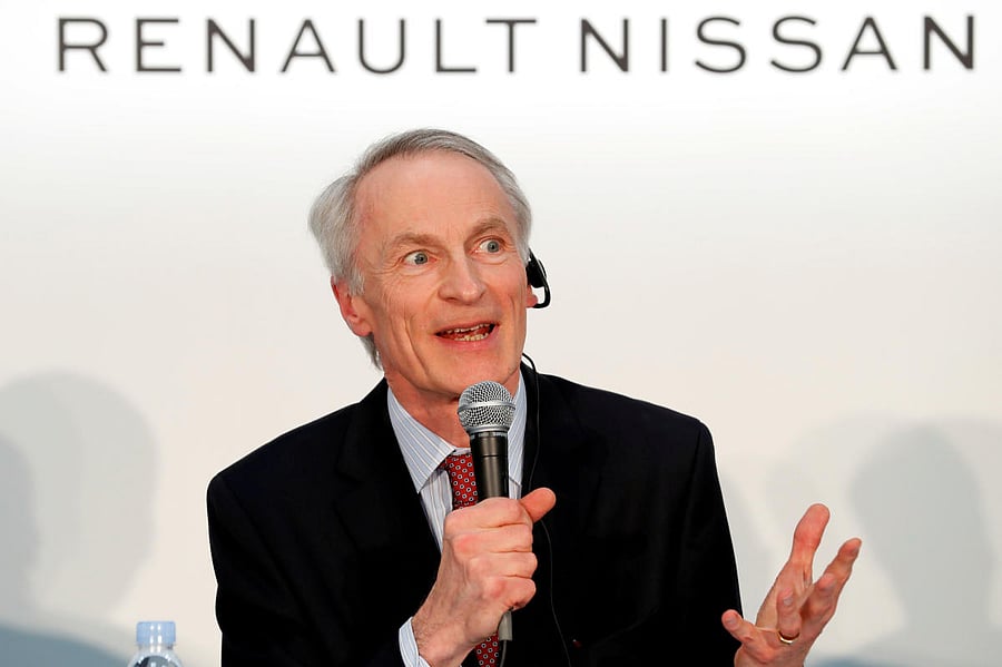 Renault Chairman Jean-Dominique Senard. (Reuters Photo)