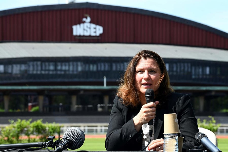 French Sports Minister Roxana Maracineanu. (AFP Photo)