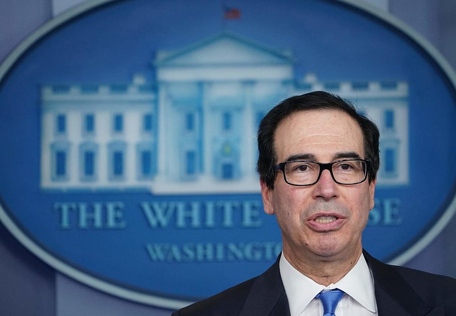 Treasury Secretary Steven Mnuchin. (AFP file photo)