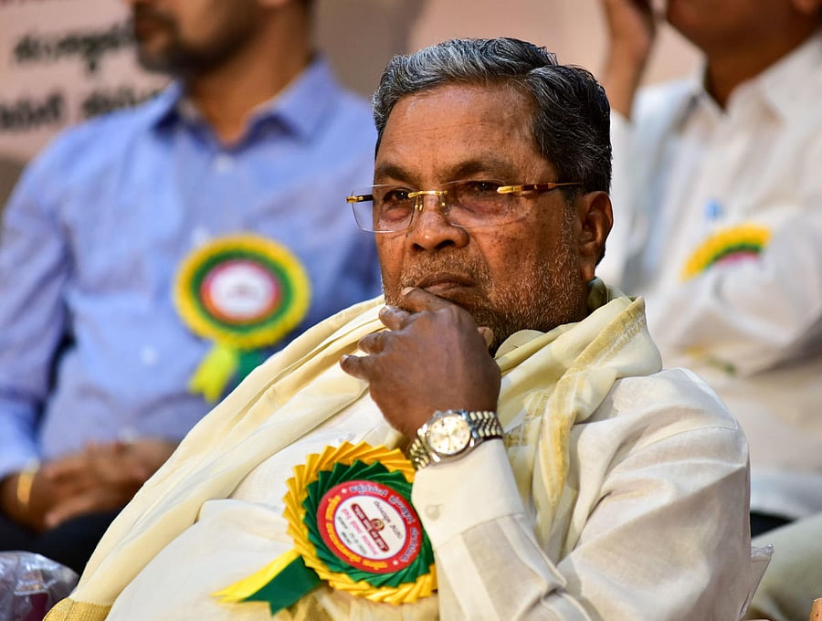 Siddaramaiah. (DH Photo)