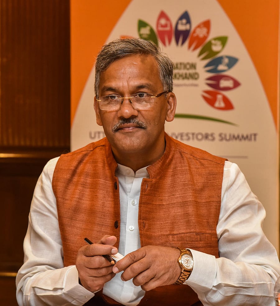 Trivendra Singh Rawat, Chief Minister Uttarakhand (DH Photo)