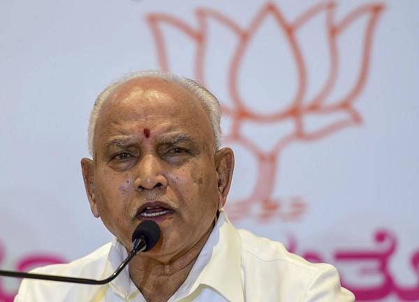 Karnataka Chief Minister B S Yediyurappa. (PTI photo)