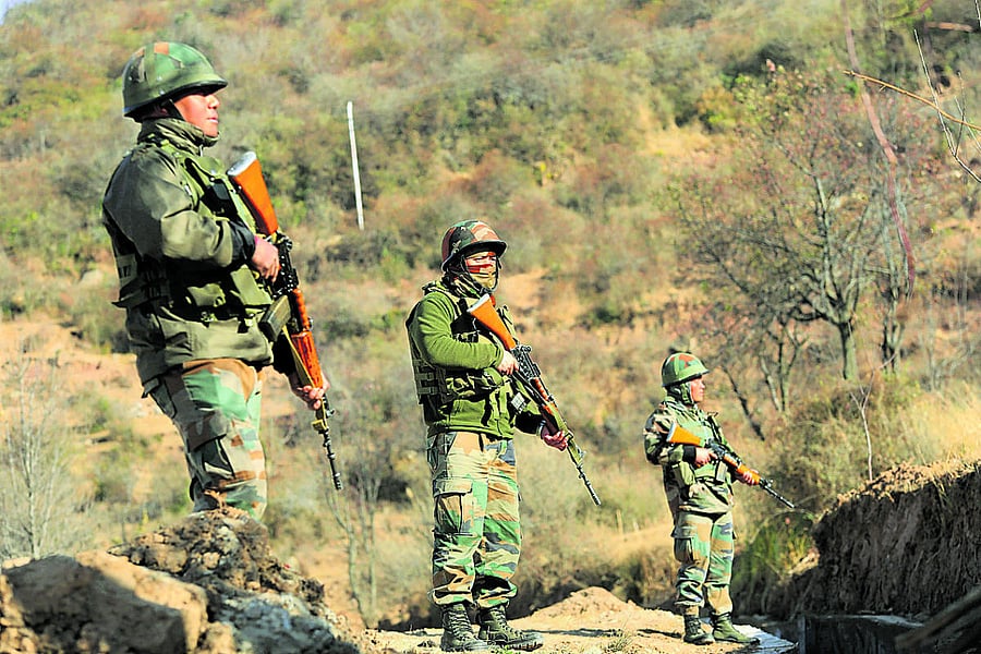 In recent years, the Army brought better technology and smart components to plug the porous terrain along the LoC for stopping infiltration. (PTI File Photo)