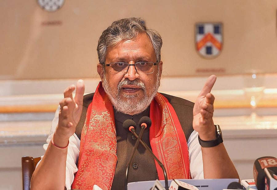 Bihar’s Deputy Chief Minister Sushil Modi (PTI File Photo)