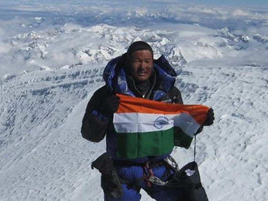 Eight-time Mount Everest climber Pemba Sherpa, image courtesy Twitter