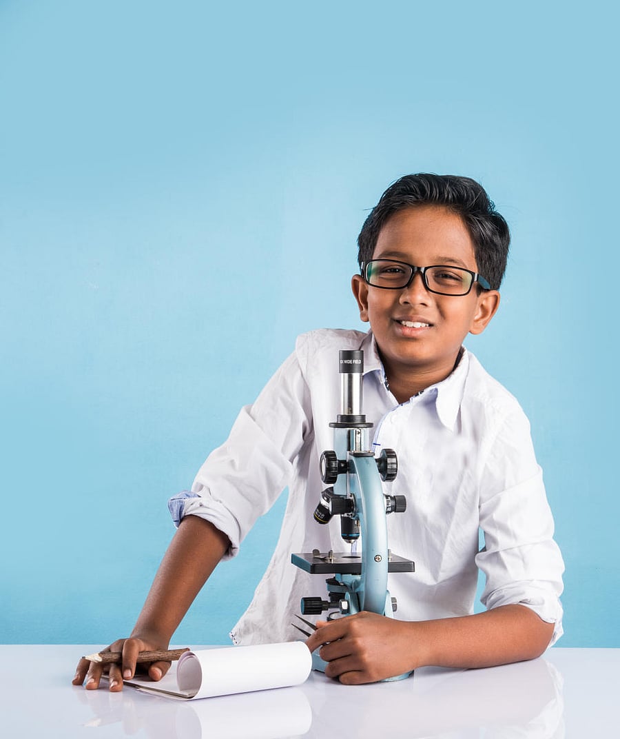 Refractive errors need to be corrected with spectacles.