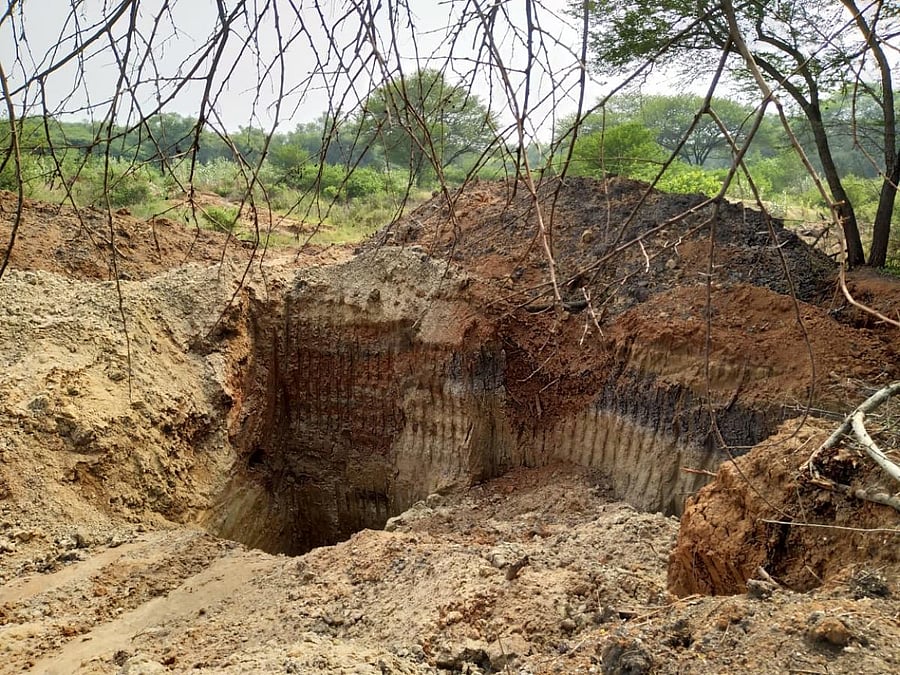 According to residents, during the real estate boom in Sarjapur illegal sand mining became rampant.