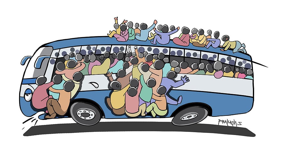 Point blank_BMTC bus rush