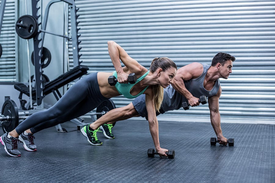 Couple workout