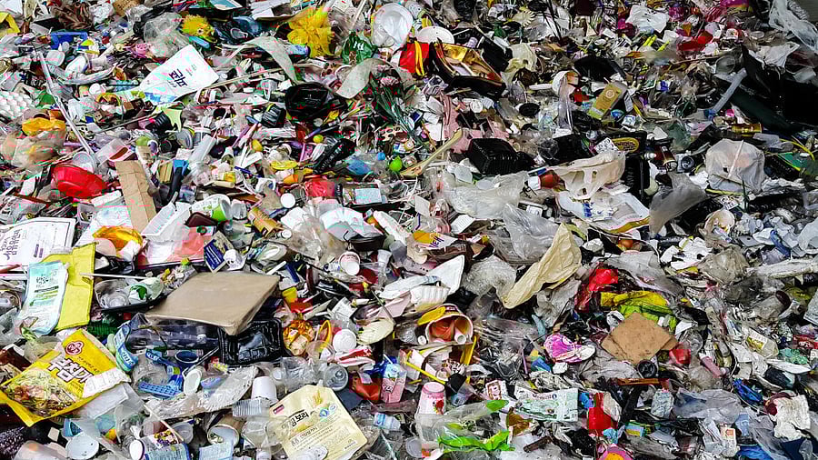 Microplastics -- tiny plastic shards broken down from man-made products such as synthetic clothing, car tyres and contact lenses -- are among the most ubiquitous materials on the planet. File Photo